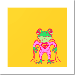 Super Frog (02) Posters and Art